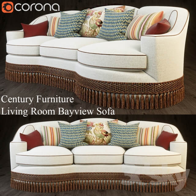 Century Furniture Living Room Bayview Sofa