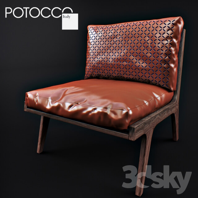 Armchair POTOCCO EGO LOUNGE