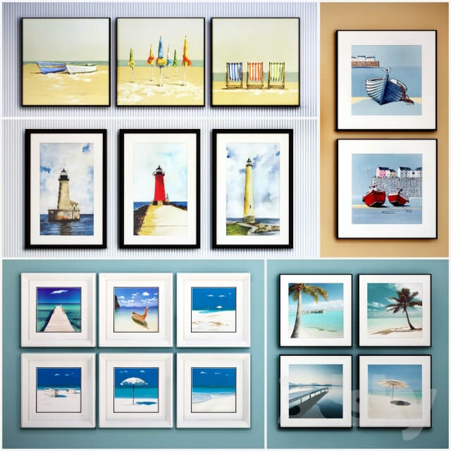 The picture in the frame 20 piece Collection 49 Sea theme