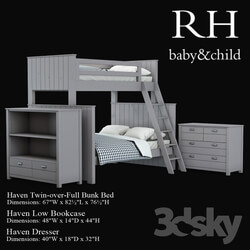 Haven Twin over Full Bunk Bed 