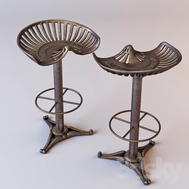 Cast iron bar stool