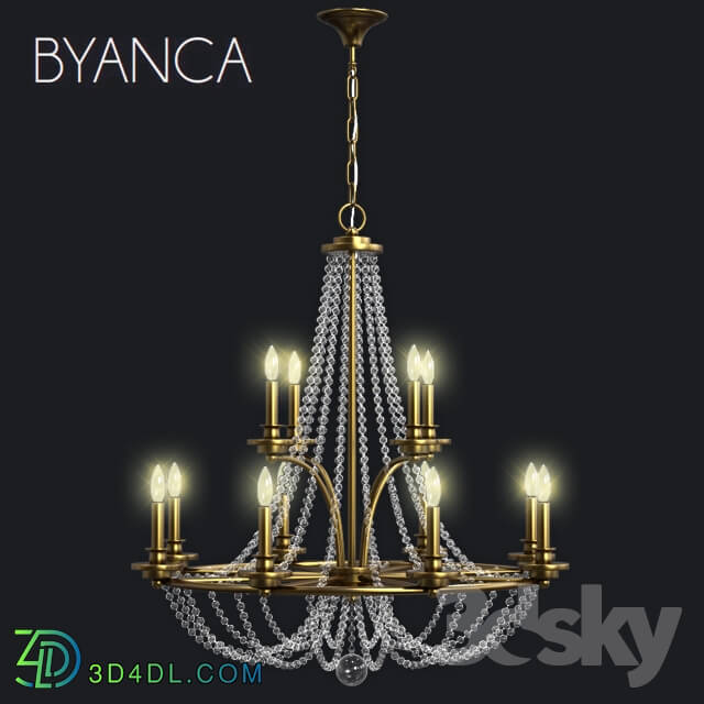 Chandelier Byanca 1 8352 12 121 Pendant light 3D Models