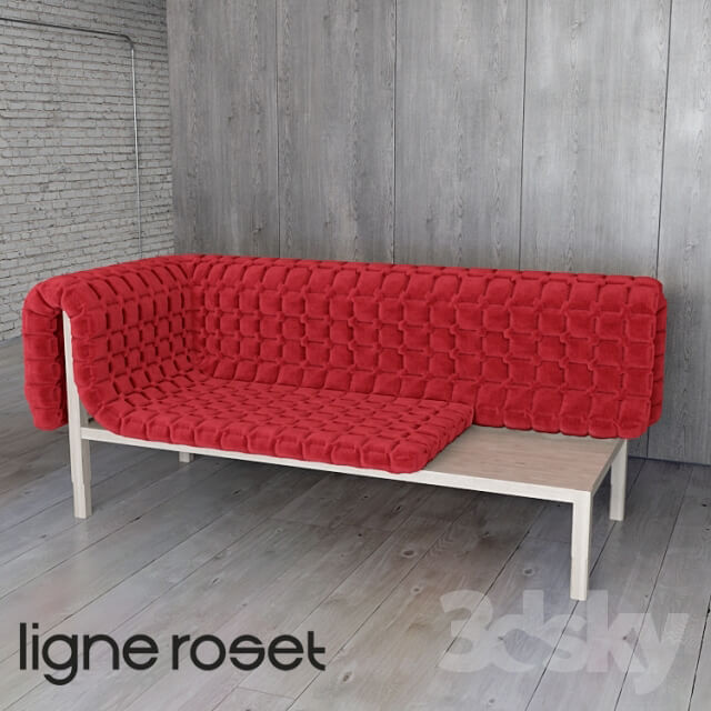 Right or Left Arm Sofa with Table RUCHÉ 