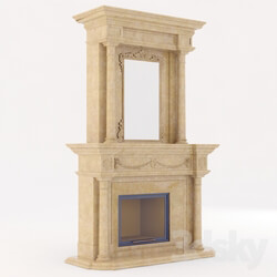 marble fireplace 