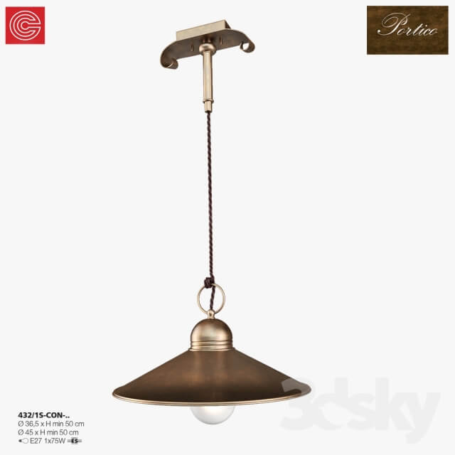 Chandelier Cremasco illuminazione Portico art 432