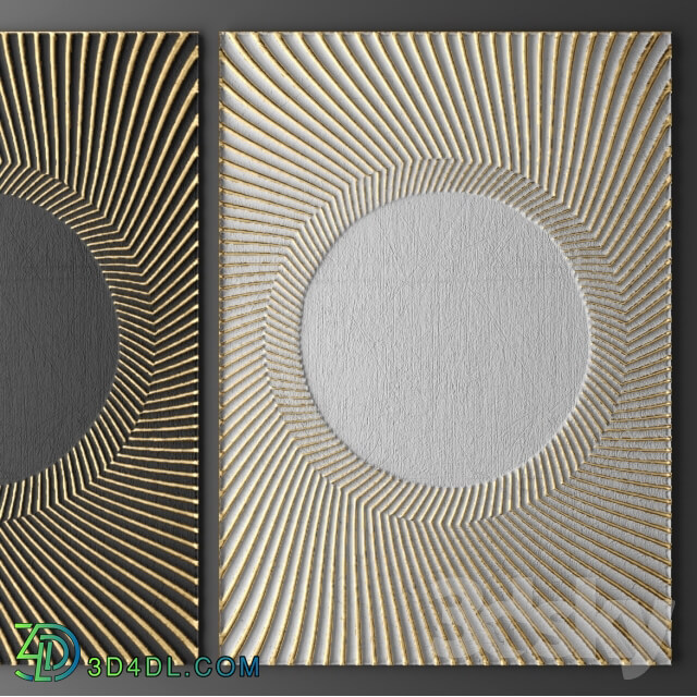 Decor for wall. Panel. 3D Other decorative objects 3D Models