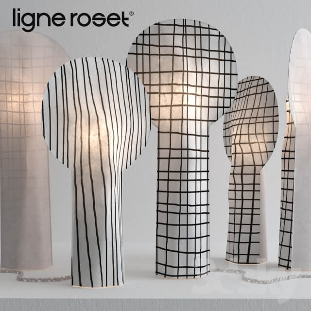 LIGNE ROSET paper lamps rene barba