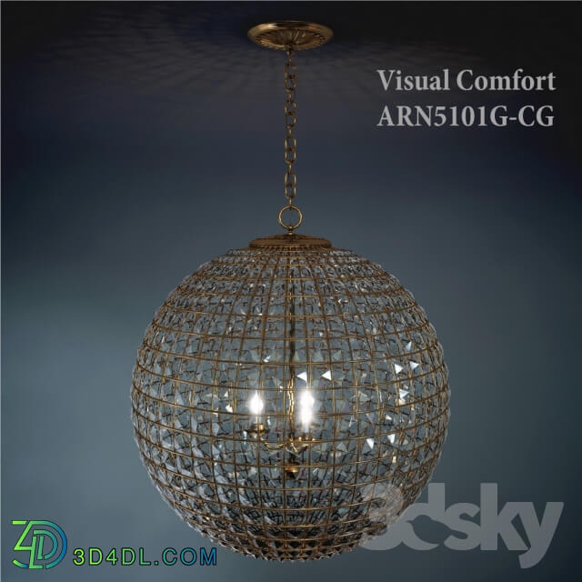 Visual Comfort ARN5101G CG Pendant light 3D Models