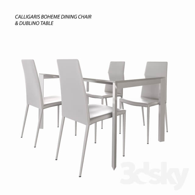 Table Chair Calligaris dining chair amp Dublino table