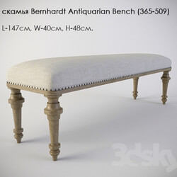 Bench Bernhardt Antiquarian Bench 365 509  