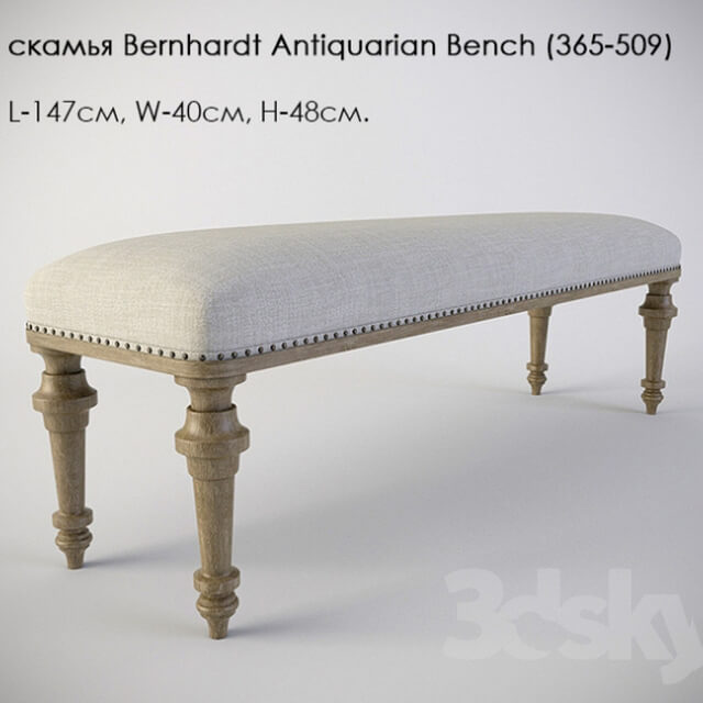 Bench Bernhardt Antiquarian Bench 365 509 