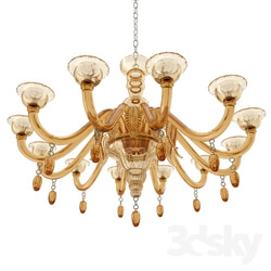 Barovier and Toso Fez Pendant light 3D Models 