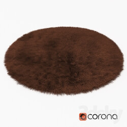 Carpet Snow H169 brown round 