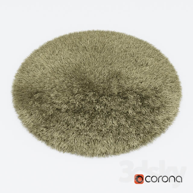 Carpet Snow H265 beige round
