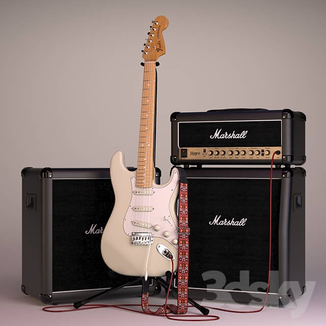Fender amp Marshall