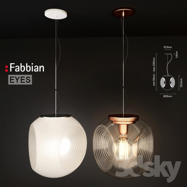 Fabbian Eyes Hanging Lamp