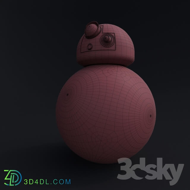 BB8 BB9 LowPoly GameReady