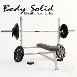 Bench for a press Body Solid 