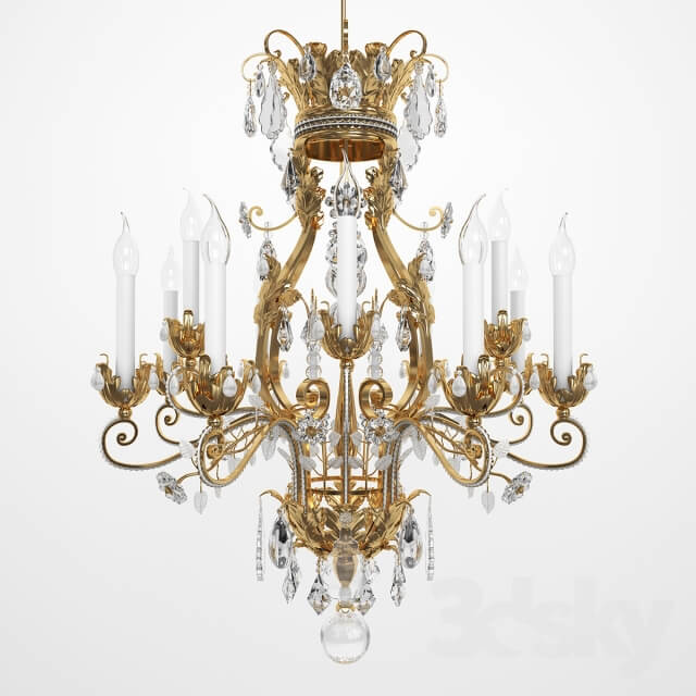 Chandelier Banchi Pendant light 3D Models