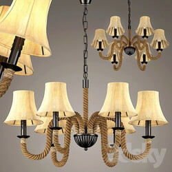 hanging lamp loft Country Pendant light 3D Models 