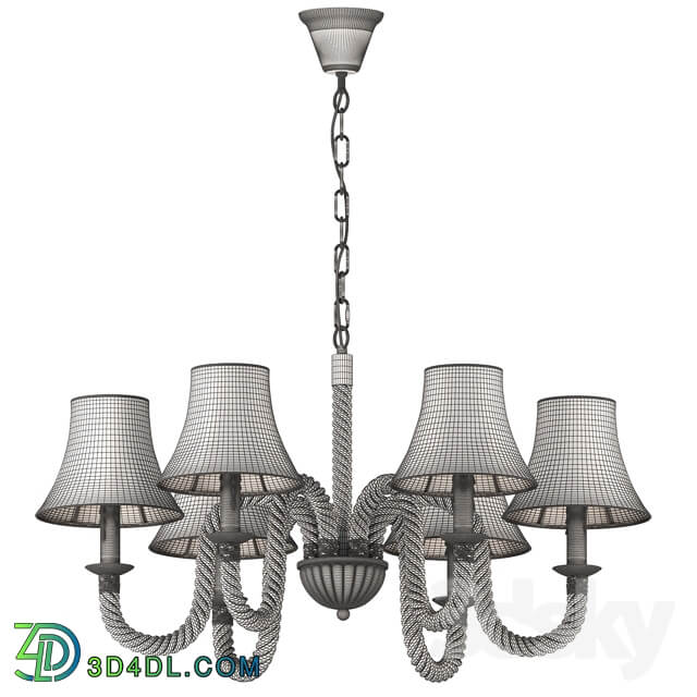 hanging lamp loft Country Pendant light 3D Models