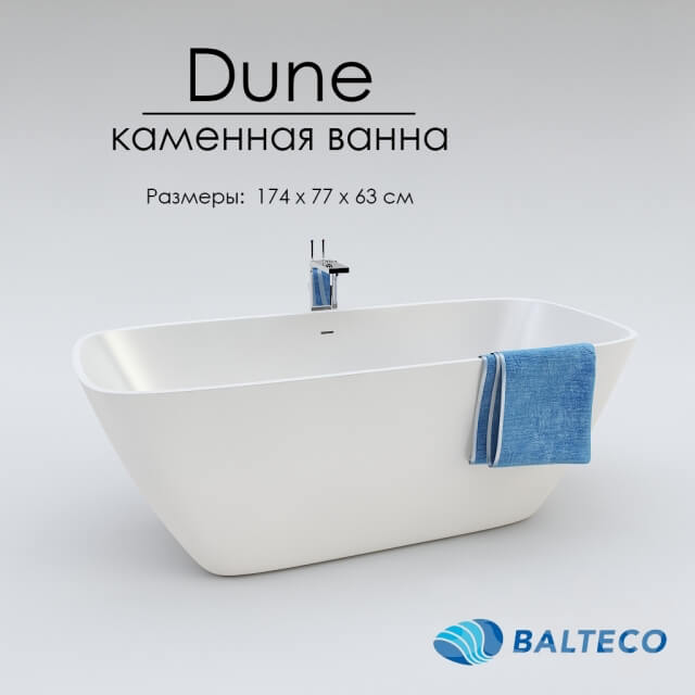 Stone bath Balteco Dune