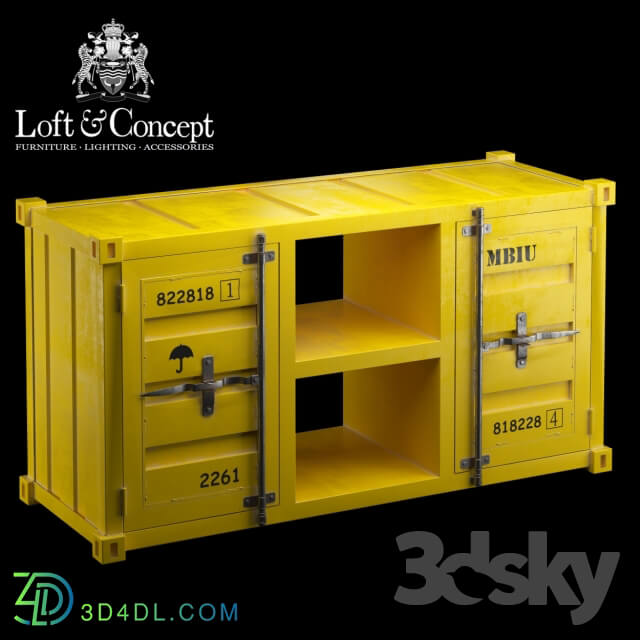 Sideboard Chest of drawer TV tables LOFT TV CONTAINER 4 COLORS 