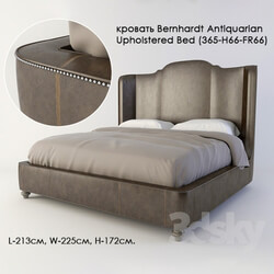 Bed Bed Bernhardt Antiquarian Upholstered Bed 365 H66 FR66  