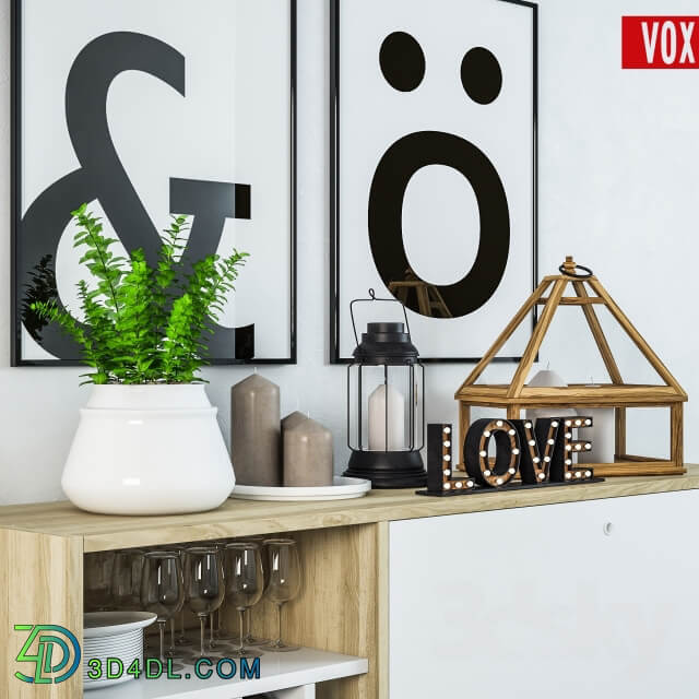 Sideboard Chest of drawer Decorative set of dresser VOX Spot