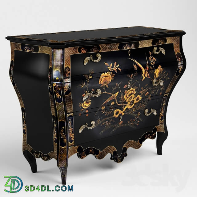 Sideboard Chest of drawer The Heiress Painted Bombé Chest 7501 48