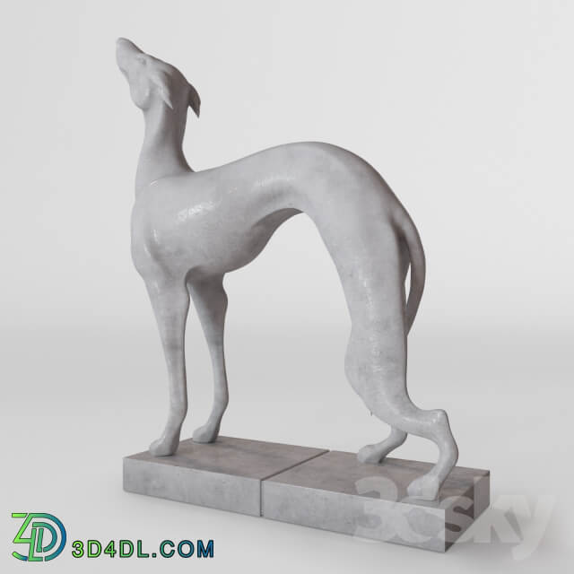 Dog statue