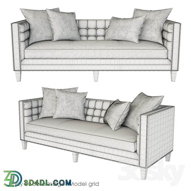 Lindy 90 Sofa Indigo