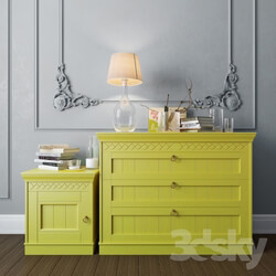 Sideboard Chest of drawer Chest with decor 