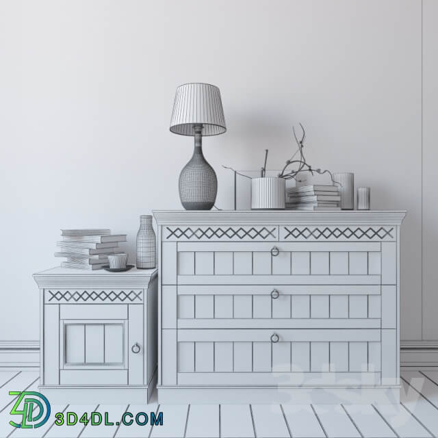 Sideboard Chest of drawer Chest with decor