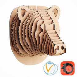 Other decorative objects Bear Head Decor 