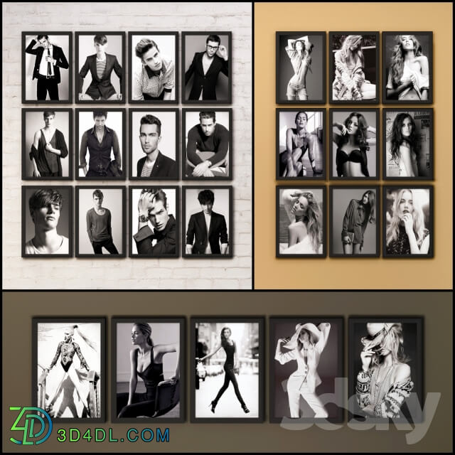 The picture in the frame 66 pieces 66 collection Photo Frame