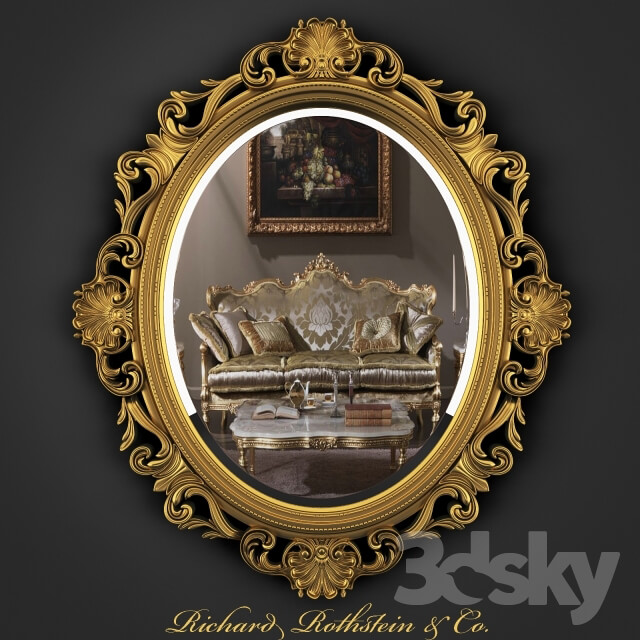 French Style Gold Mirror