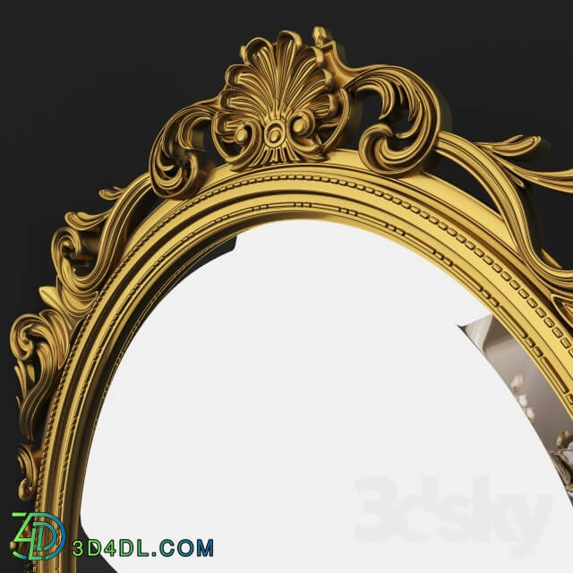 French Style Gold Mirror