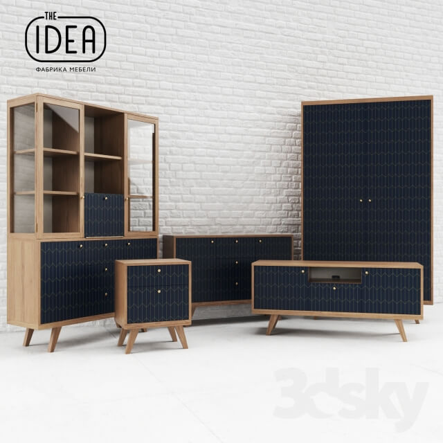 Sideboard Chest of drawer set Thimon