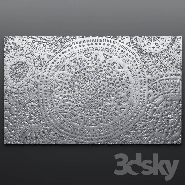 Other decorative objects Decor for wall. Panel. 3D