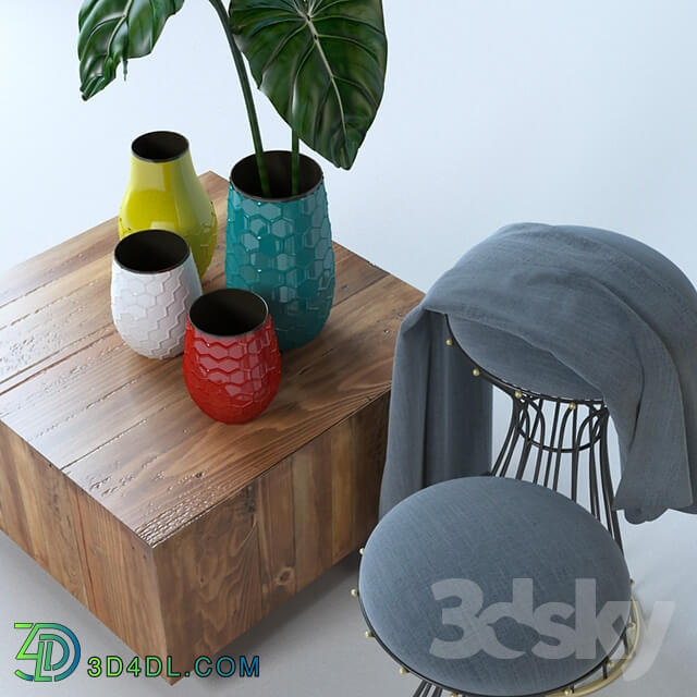 West Elm decor set