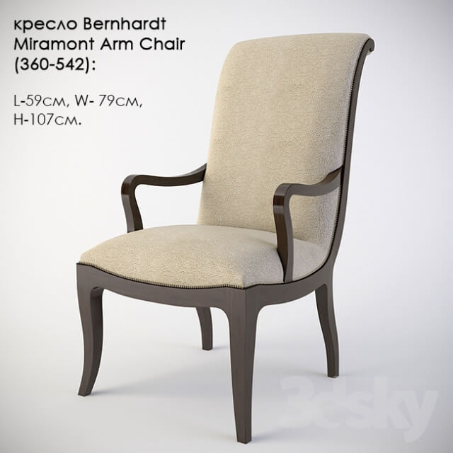chair Bernhardt Miramont Arm Chair 360 542 