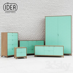 Sideboard Chest of drawer set Case 