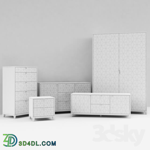 Sideboard Chest of drawer set Case