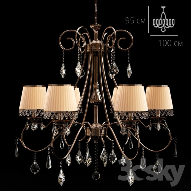 Chandelier Neobronce by Tomas amp Saez LIGHTING 2110