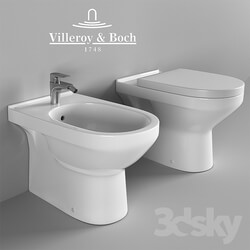 Squat toilet and bidet Villeroy Boch O 39 Novo 