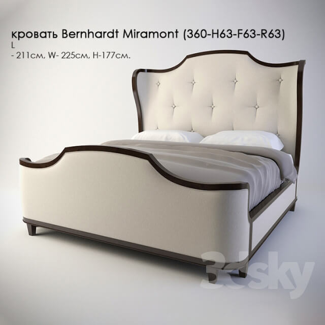 Bed Bed Bernhardt Miramont 360 H63 F63 R63 