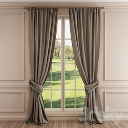 curtains with cornice 