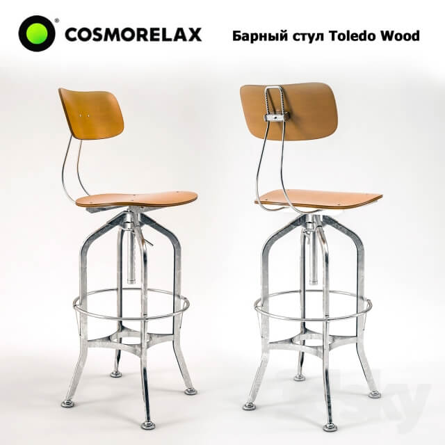 Cosmo relax Bar stool Toledo wood