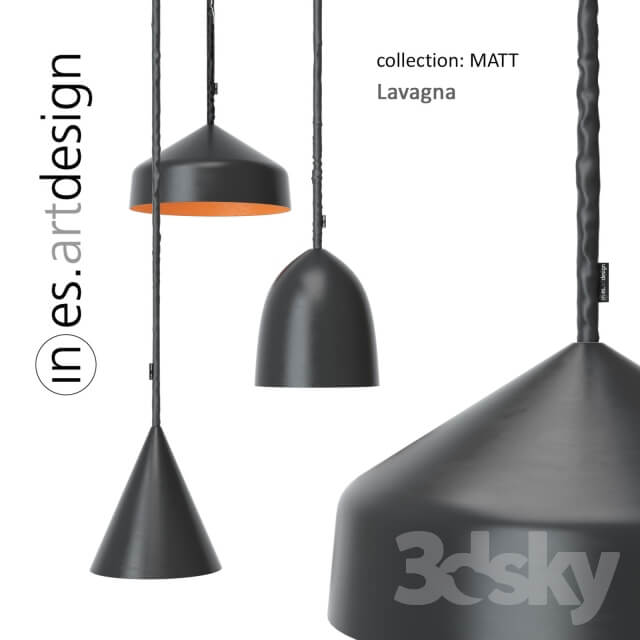 InEs Artdesign MATT Pendant light 3D Models